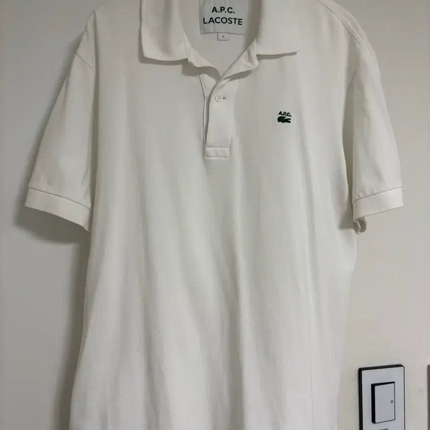 [BUNJANG] A.P.C. x Lacoste Collaboration Polo Shirt (M) / 아페쎄 x 라코스테 콜라보 카라티 M