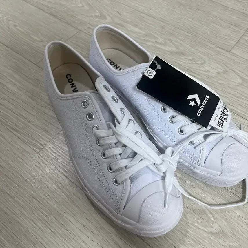 [BUNJANG] Converse Jack Purcell Low White Sneakers Size 260 / [260] 컨버스 잭퍼셀 로우 화이트