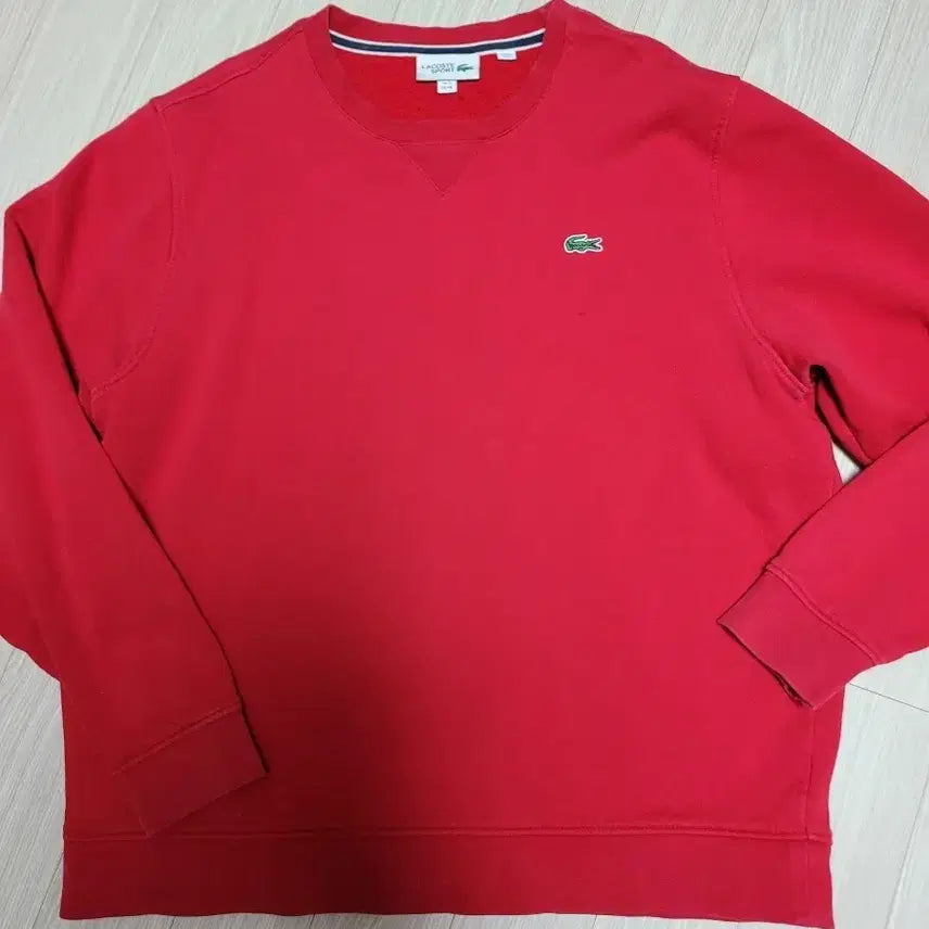 [BUNJANG] Lacoste Red Sweatshirt XXL / 라코스테 레드 맨투맨 110 XXL