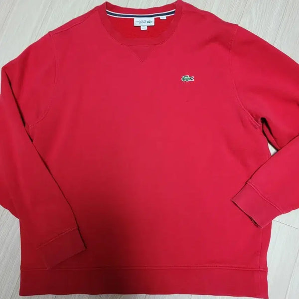 [BUNJANG] Lacoste Red Sweatshirt XXL / 라코스테 레드 맨투맨 110 XXL