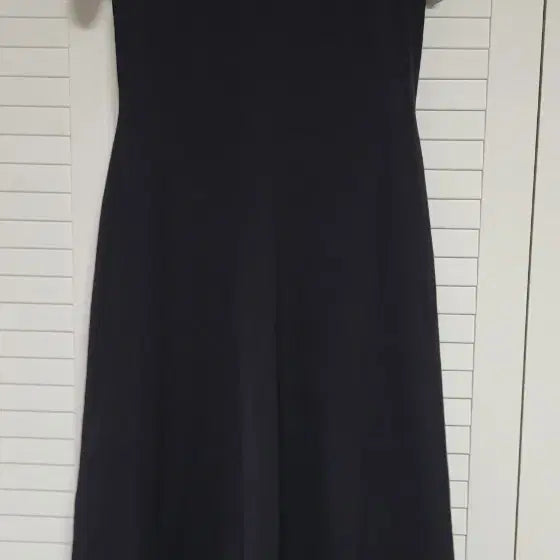 [BUNJANG] Black Lace Panel Short Sleeve Spandex Dress / 블랙 레이스 배색 반팔 스판 원피스 85