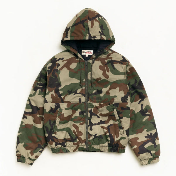 [BUNJANG] Stussy Ripstop Work Hooded Jacket 26FW / [해외] 스투시 립스탑 워크 후드 자켓 26FW