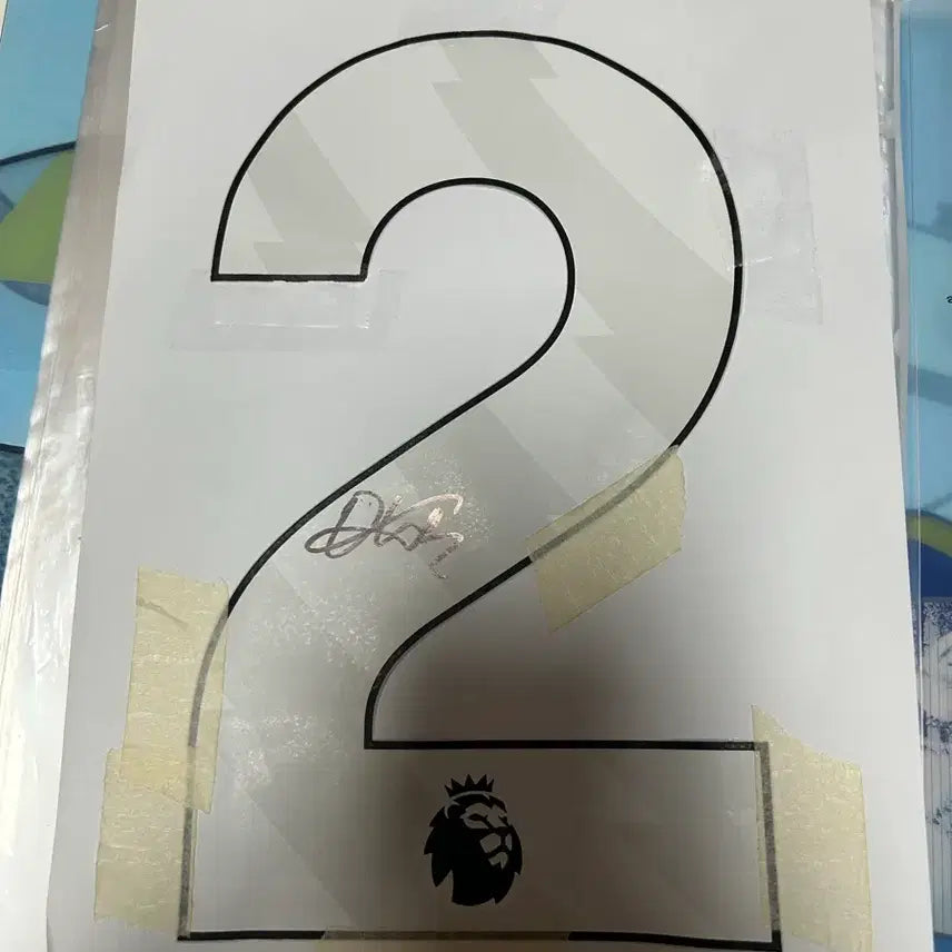 [BUNJANG] Ha Woo-jin Signed Marking Paper / 하위선 싸인 마킹지