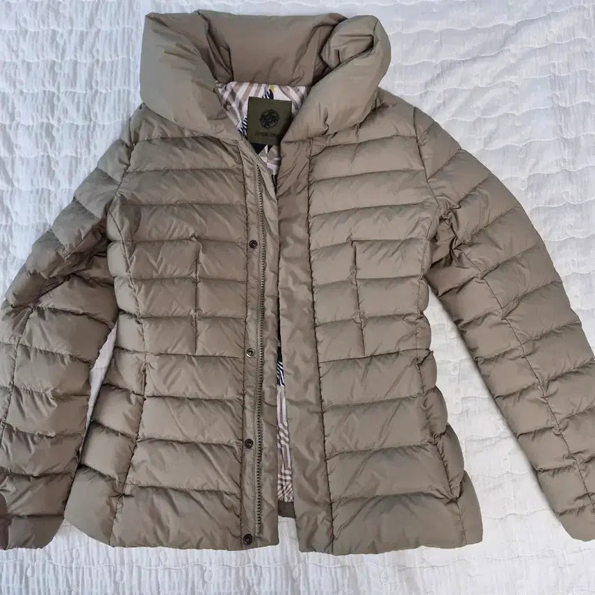 [BUNJANG] KOLON Sport Lightweight Down Jacket Beige Size 95 / 코오롱 경량 패딩 베이지