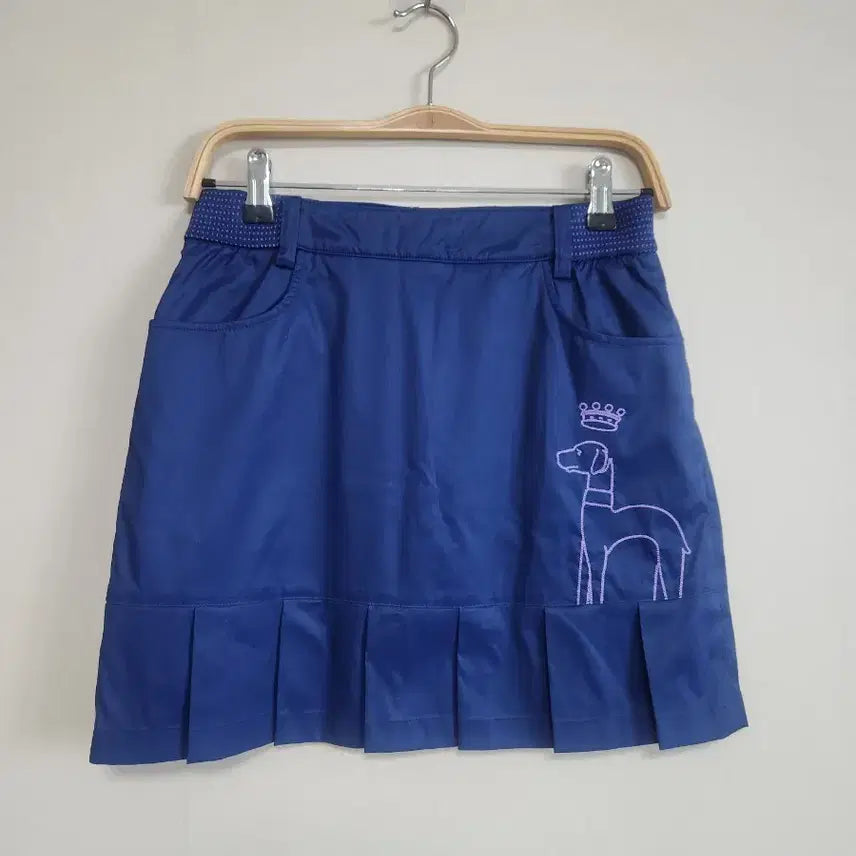 [BUNJANG] Hazzys Golf Blue Pleated Mini Skirt Size 64 / 헤지스 골프 블루 플리츠 미니스커트 64