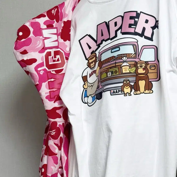 [BUNJANG] AAPE By A Bathing Ape Cotton T-Shirt / Aape 베이프 에이프 정품 티셔츠L