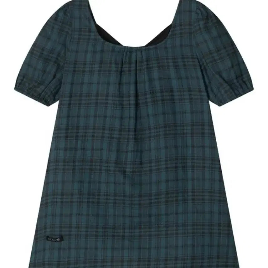 [BUNJANG] Colocynth Black Tie Blouse Till Check / 콜로신스 블랙 타이 블라우스 틸 체크