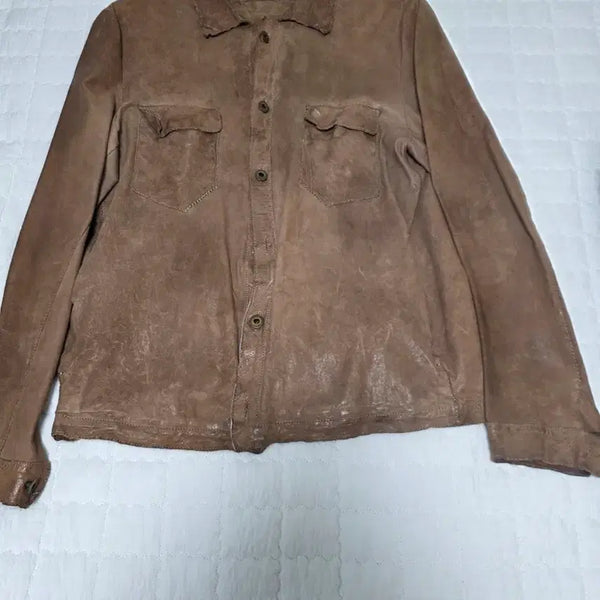 [BUNJANG] Salvatore Santoro Lambskin Leather Jacket Jumper / 시리즈 [SALVATORE SANTORO] 램스킨 자켓형 점퍼