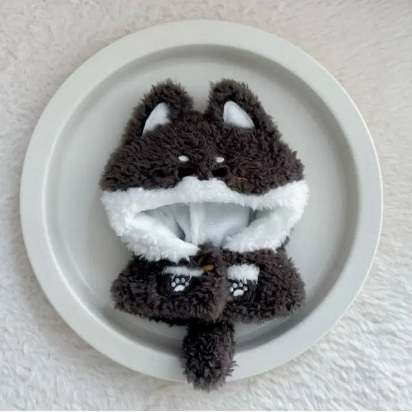 [BUNJANG] 10cm Animal Cloak Wolf Doll Clothes / 10cm 애니멀 망토 늑대 인형옷