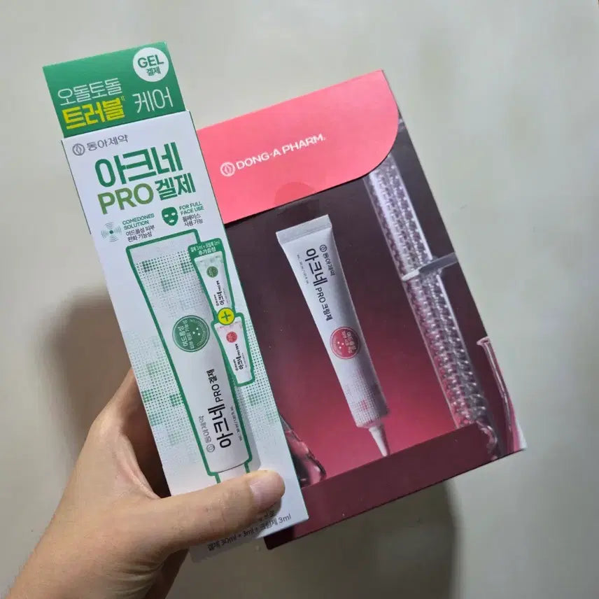 [BUNJANG] Dong-A Pharm Acne Pro Gel (30ml + 3ml Sample + Cream Sample) / 동아제약 아크네 프로 겔제 30ml 기획(+3ml+크림제3ml)