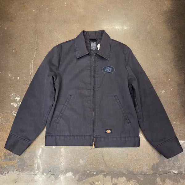 [BUNJANG] Dickies F8 Zip-Up Jumper Black Work Jacket / 미국 빈티지 디키즈 F8 집업 점퍼 블랙 워크 자켓