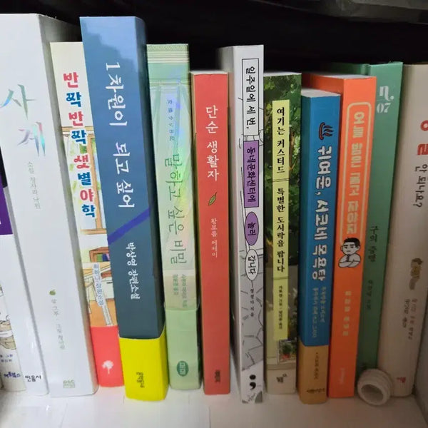 [BUNJANG] Bundle Set of Various Korean Books / 사계 / 반짝반짝 샛별 야학 / 1차원이 되고 싶어 / 말하고 싶은 비밀 / 단순 생활자 / 일주일에 세 번