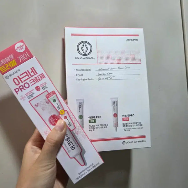 [BUNJANG] Dong-A Pharmaceuticals Acne Pro Cream Set (30ml + 3ml + Gel 3ml) / 동아제약 아크네 프로 크림제 30ml 기획(+3ml+겔제3ml)