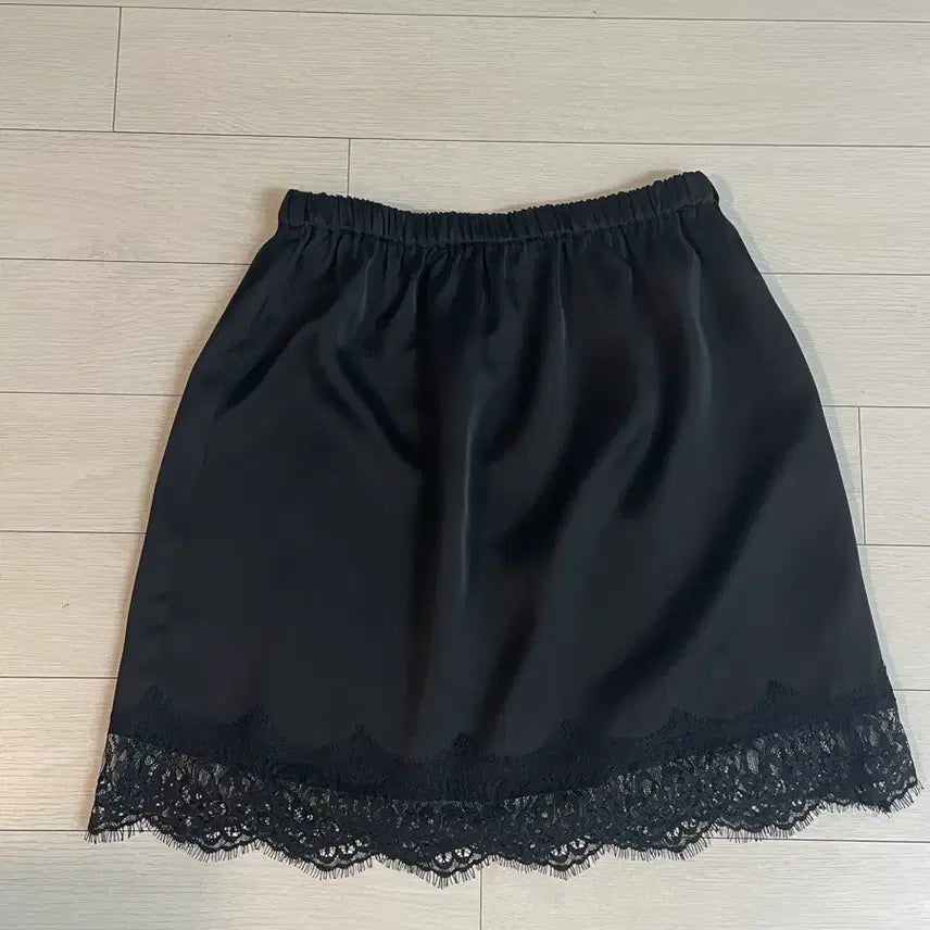 [BUNJANG] Black Lace Midi Skirt / 레이스 블랙 스커트