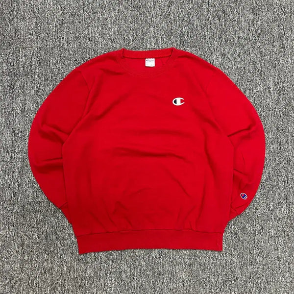 [BUNJANG] Champion Red Sweatshirt F / 챔피온 레드 맨투맨 F