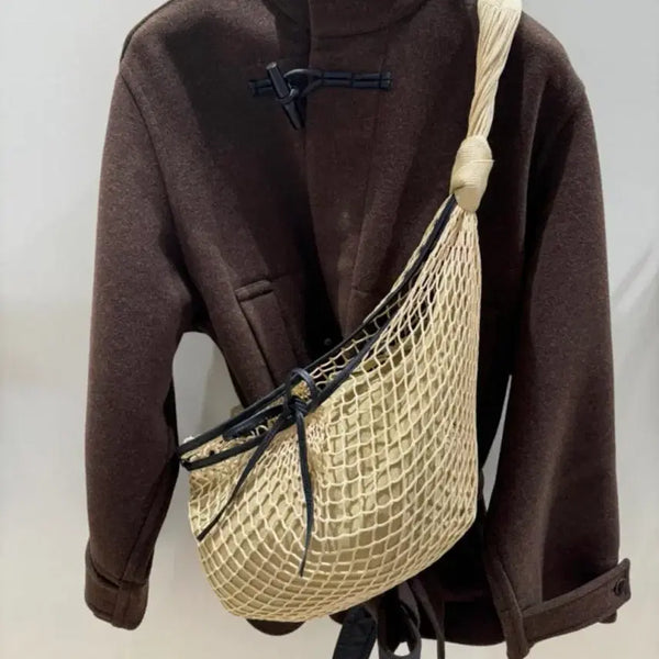 [BUNJANG] Lemaire Croissant Felt Net Bag / 르메르 크로와상 필트백 네트백