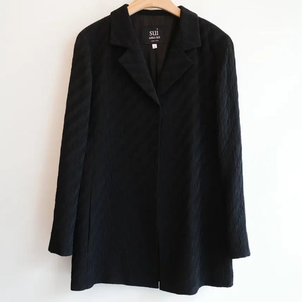 [BUNJANG] ANNA SUI One-Button Jacket Made in Italy / ANNA SUI 안나수이 원버튼 자켓 (MADE IN ITALY)