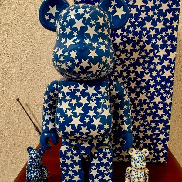 [BUNJANG] Bearbrick Alexander Girard Star Version 400% & 100% Set / 베어브릭 알렉산더 지라드 스타버젼 400%,100% 베어브릭 세트입니다