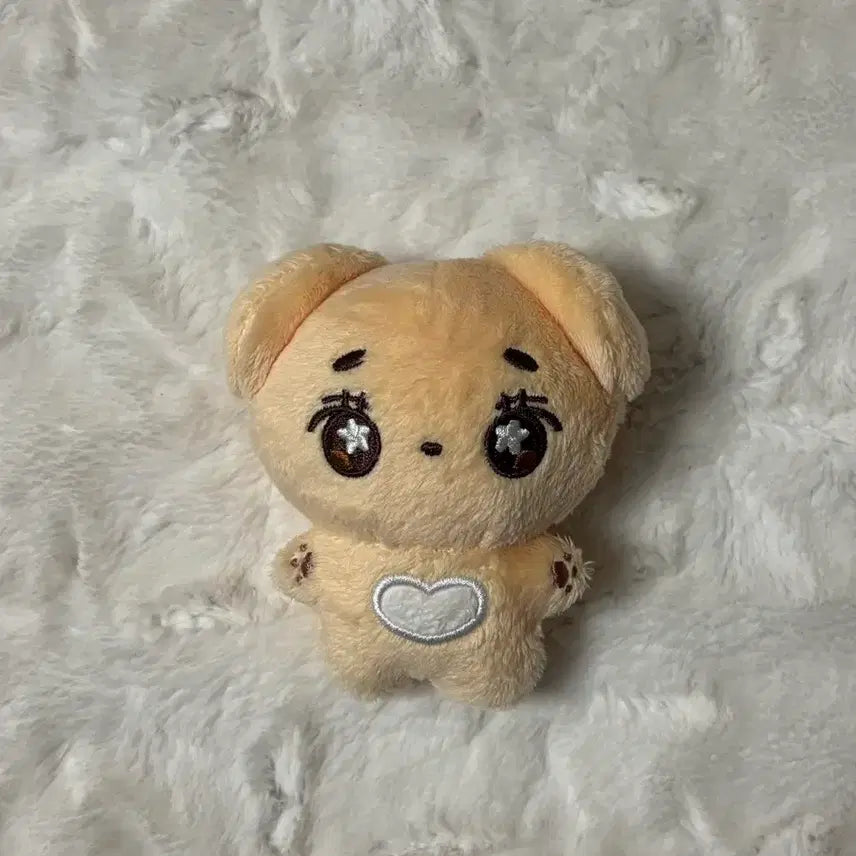 [BUNJANG] ILLIT Mini 'Meongmeonghee' 10cm Plush Doll / 아일릿 ilit 멍멍희 비공식 원희 10cm 인형 비공굿 양도 판매