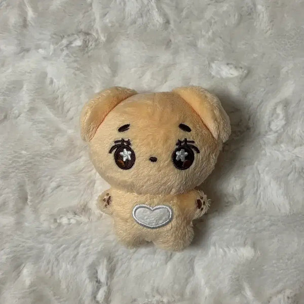 [BUNJANG] ILLIT Mini 'Meongmeonghee' 10cm Plush Doll / 아일릿 ilit 멍멍희 비공식 원희 10cm 인형 비공굿 양도 판매