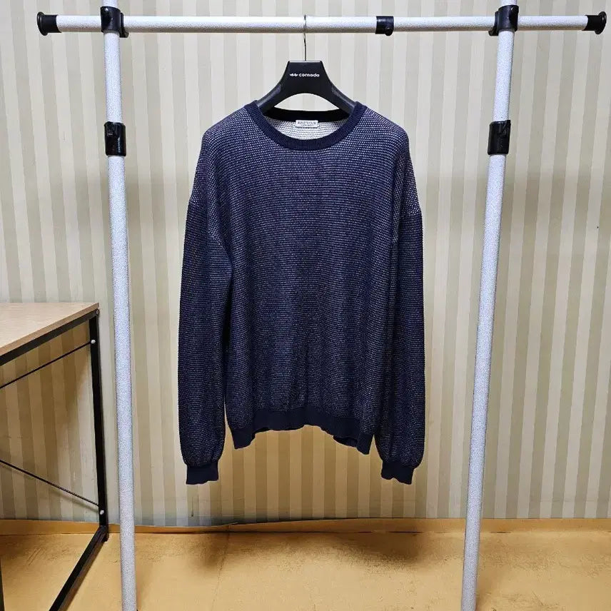 [BUNJANG] United Arrows Knit Cotton Mosaic Pattern Sweater / 유나이티드애로우즈 니트 코튼 L