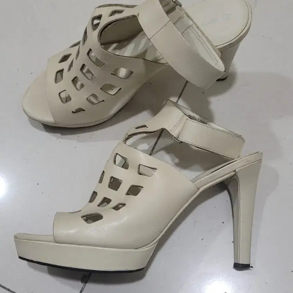 [BUNJANG] Rockport High Heel Sandals Beige Size 250 / 락포트 킬힐 샌들 베이지 250
