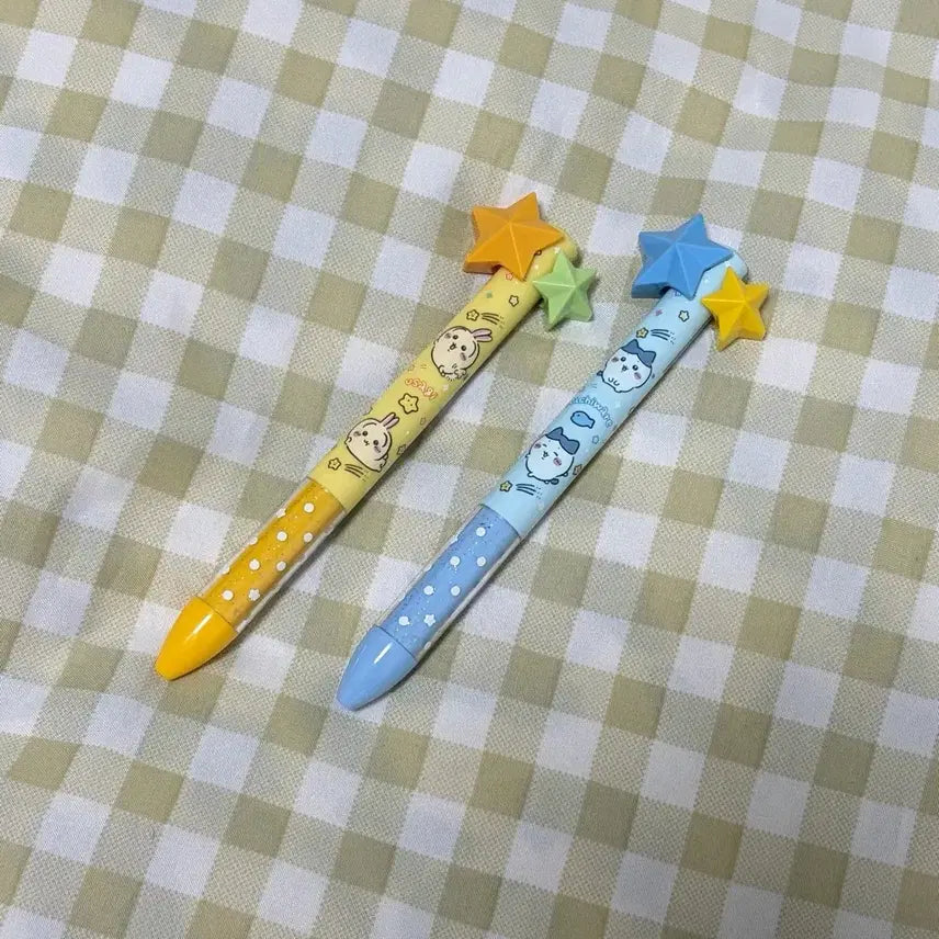 [BUNJANG] Chiikawa Com-Net 2-Color Ballpoint Pen Hachiware/Usagi 0.7mm / 치이카와 코멧볼펜 2색볼펜 하치와레/우사기 0.7mm