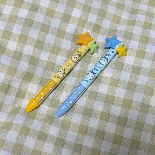 [BUNJANG] Chiikawa Com-Net 2-Color Ballpoint Pen Hachiware/Usagi 0.7mm / 치이카와 코멧볼펜 2색볼펜 하치와레/우사기 0.7mm