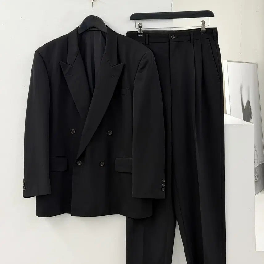 [BUNJANG] Comme des Garçons Homme Double-Breasted Suit Set / 꼼데가르송 옴므 수트 셋업