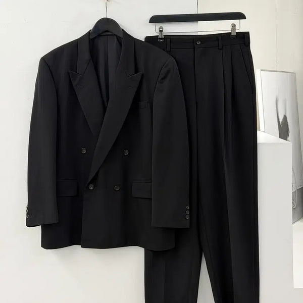 [BUNJANG] Comme des Garçons Homme Double-Breasted Suit Set / 꼼데가르송 옴므 수트 셋업