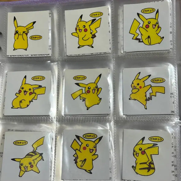 [BUNJANG] Pokemon Japanese TTI Band Stickers 100 pcs Bundle Set / 오래된 포켓몬 일판띠부씰 100장 일괄