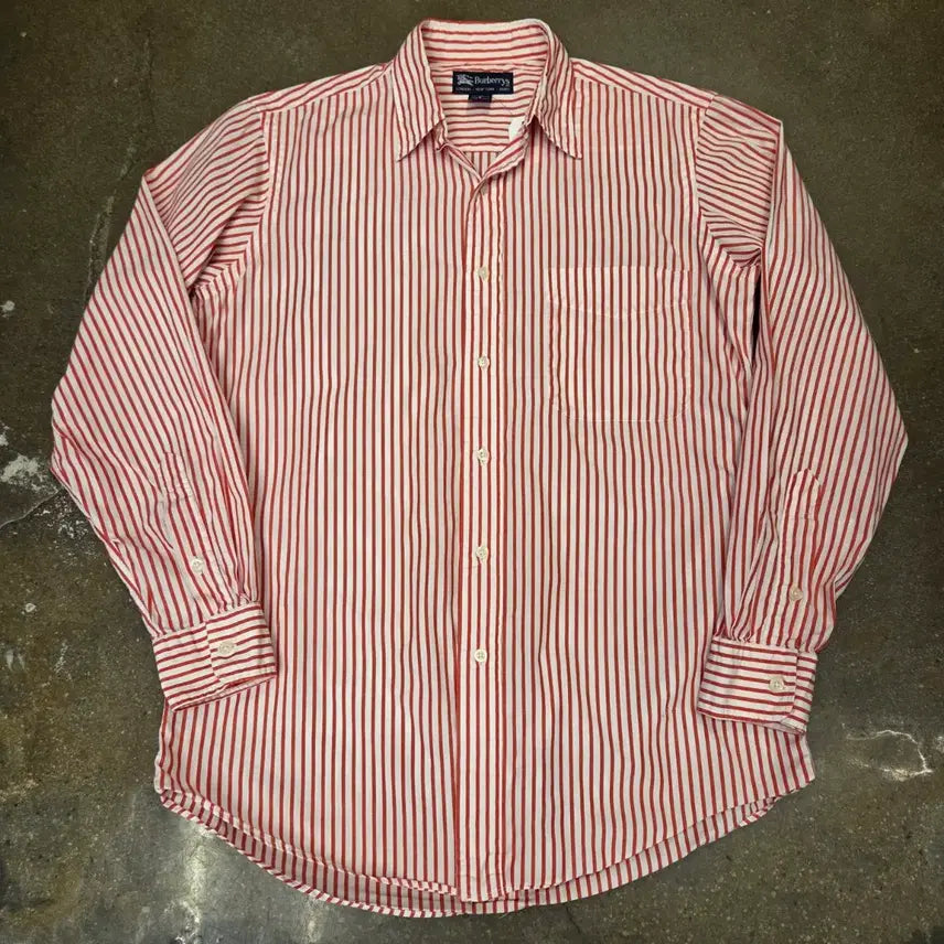 [BUNJANG] Burberry Made in USA Striped Shirt / 버버리 Made in USA 스트라이프 셔츠