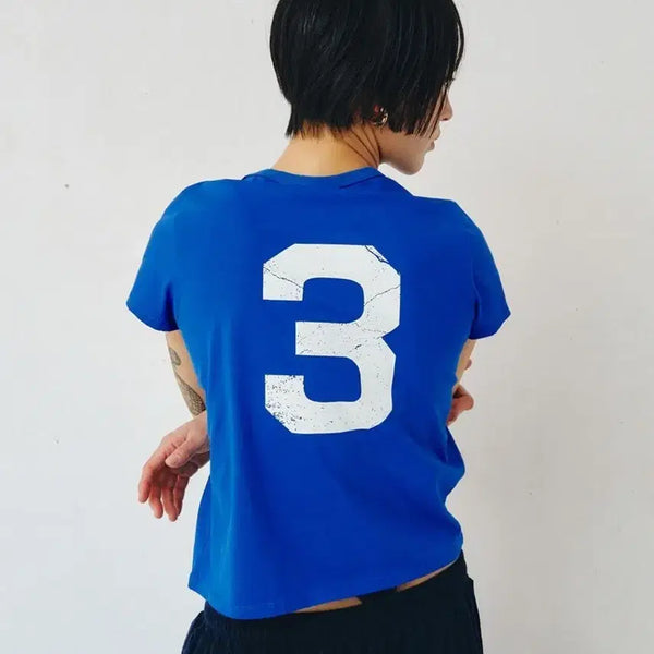 [BUNJANG] Please Project 3 FORTUNE Blue T-Shirt / 플리즈프로젝트 3 FORTUNE 블루 티셔츠