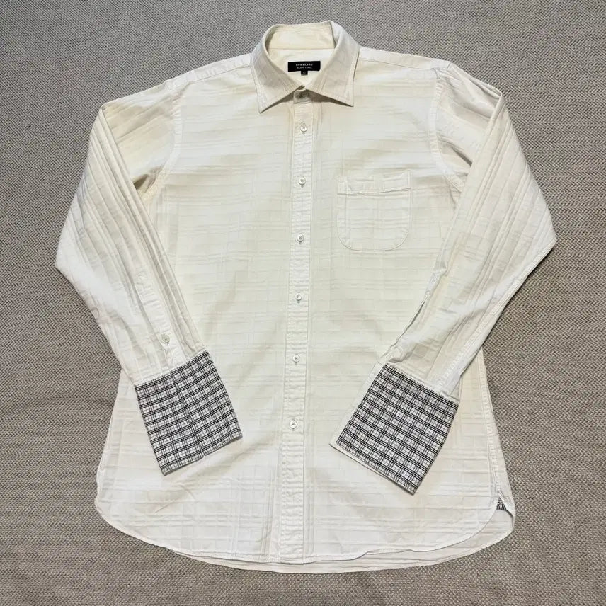 [BUNJANG] Burberry Black Label Cuff Shirt Size 42 / 버버리 블랙라벨 커프스 셔츠 42