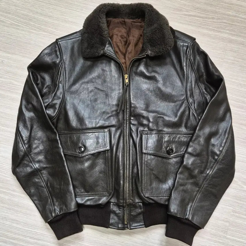 [BUNJANG] G-1 Leather Jacket / G-1 가죽자켓