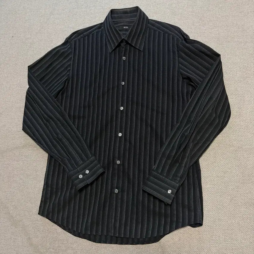 [BUNJANG] Hugo Boss Classic Stripe Shirt / BOSS 휴고 보스 클래식 스트라이프 셔츠