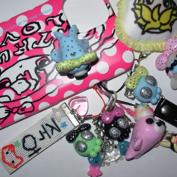 [BUNJANG] Handmade Skull Keychain / 핸드메이드 해골 키링