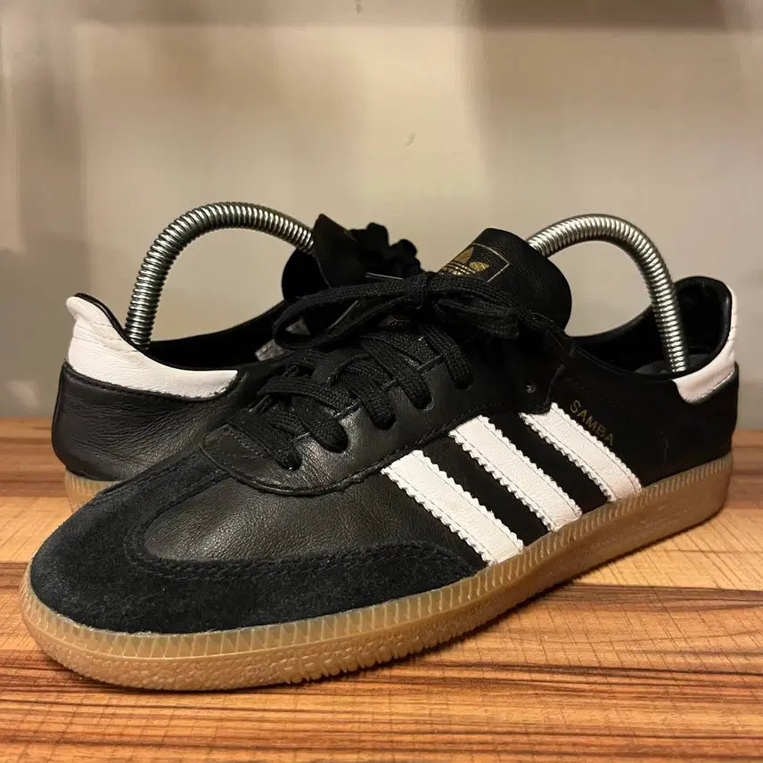 [BUNJANG] Adidas Samba Black White Sneakers / 아디다스 삼바 블랙 화이트