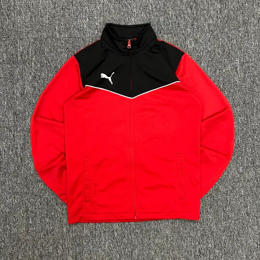 [BUNJANG] Puma Red Track Top Jersey M / 퓨마 레드 트랙탑 져지 M
