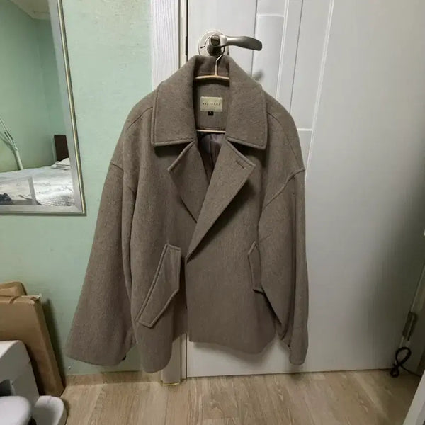 [BUNJANG] Begin 202 Stretch Double Face Heart Coat / 비긴202 스트레치 더블페이스 하트코트