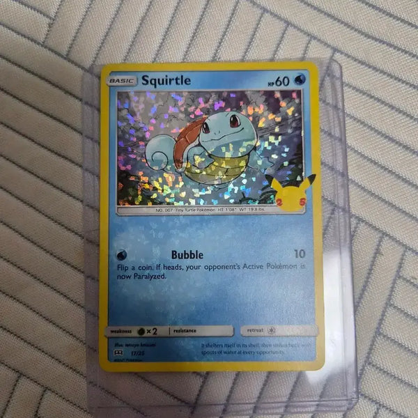 [BUNJANG] Squirtle 25th Anniversary McDonald's Holo Photocard / 북미 25주년 맥도날드 꼬부기 홀로