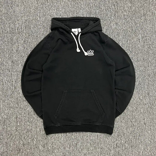 [BUNJANG] Adidas Trefoil Logo Patch Hoodie Size S / 아디다스 트레포일 와펜 후드티 S