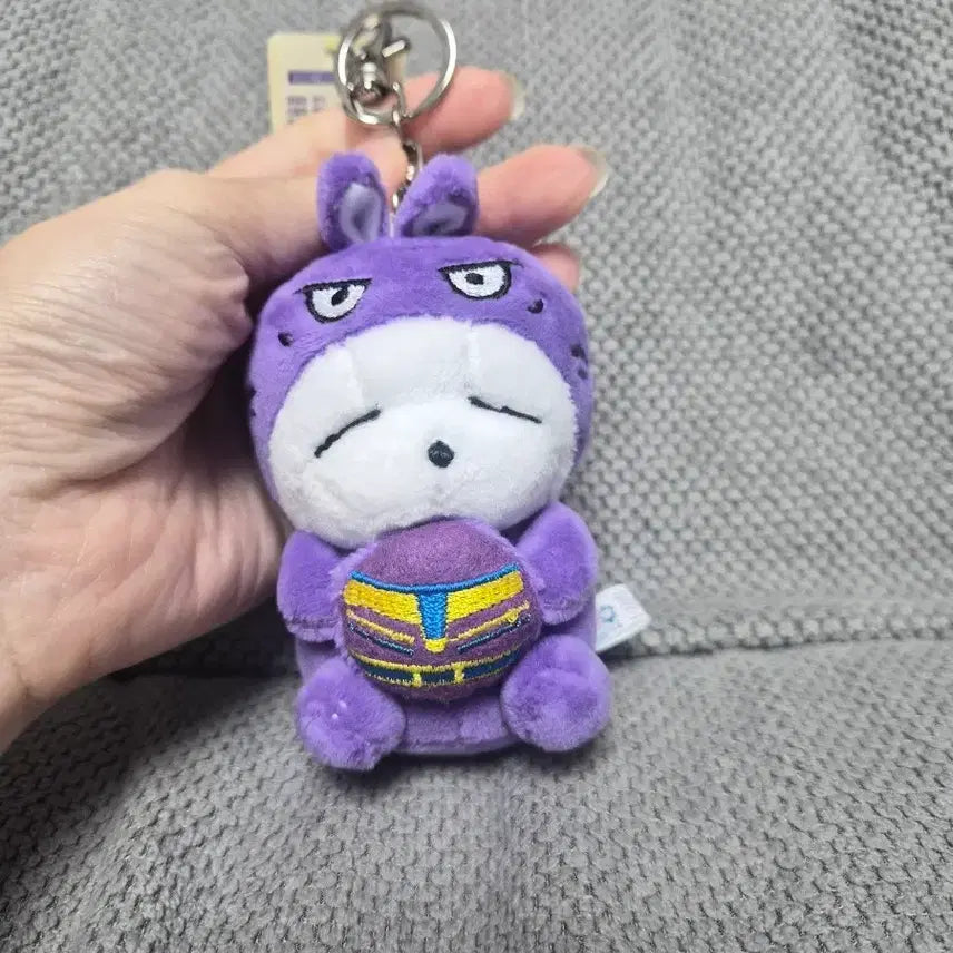 [BUNJANG] Mashimaro "Yeopgi Tokki" Thanos Plush Keychain / 마시마로  엽기토끼 타노스 인형키링
