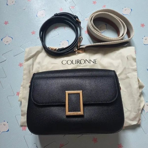 [BUNJANG] Couronne Leather Crossbody Bag / 쿠론