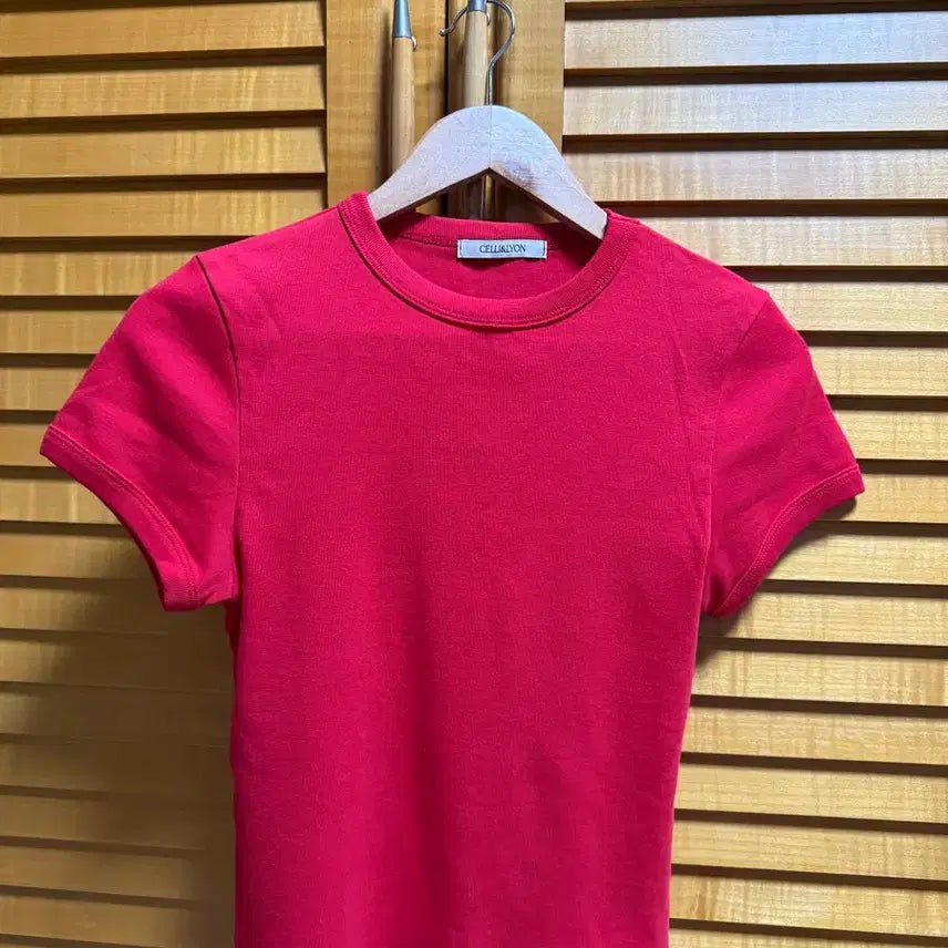 [BUNJANG] Celli and Lyon 001 T-Shirt Red / 셀리앤리옹 001 티셔츠 레드