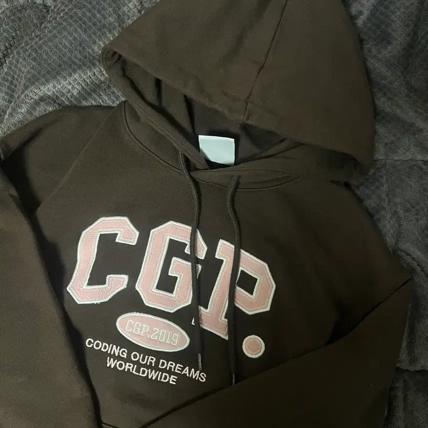 [BUNJANG] Code Graphy Brown Hoodie / 희귀매물 코드그라피 브라운