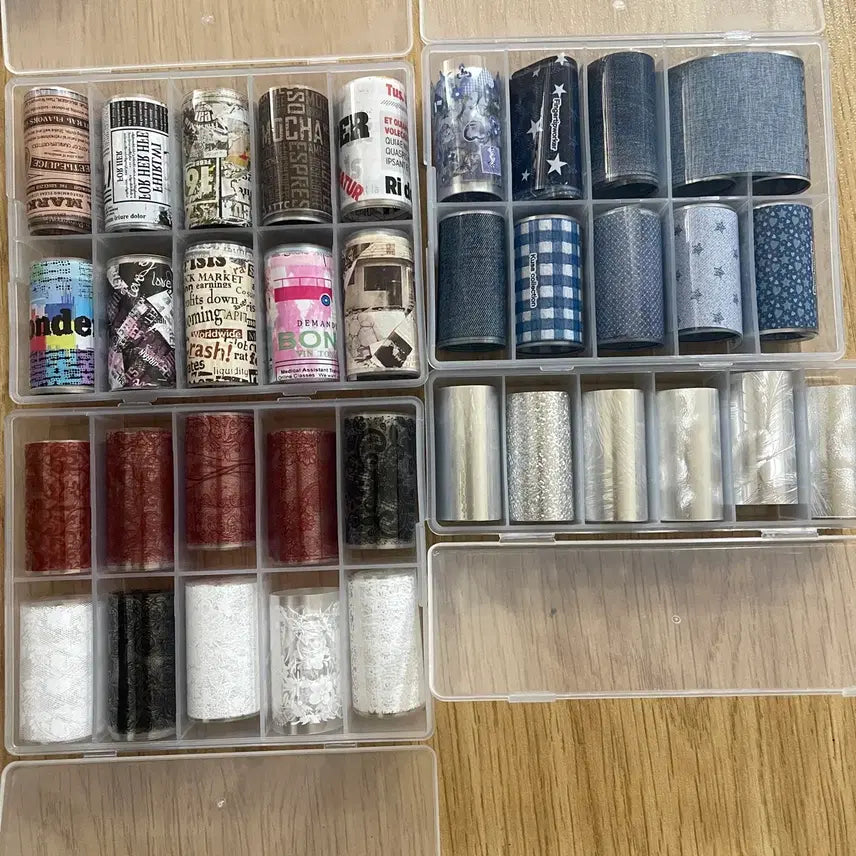[BUNJANG] Nail Film 4-Pack Bundle / 네일필름 4팩일괄