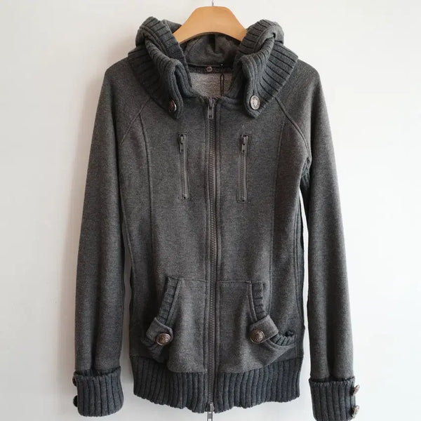 [BUNJANG] Japan Brand Two-Way Zip-Up Cotton Jacket / Japan brand 투웨이 집업 코튼자켓
