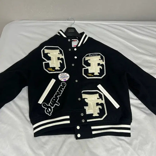 [BUNJANG] Supreme 25FW Drill Team Varsity Jacket / 25fw 슈프림 바시티 지켓