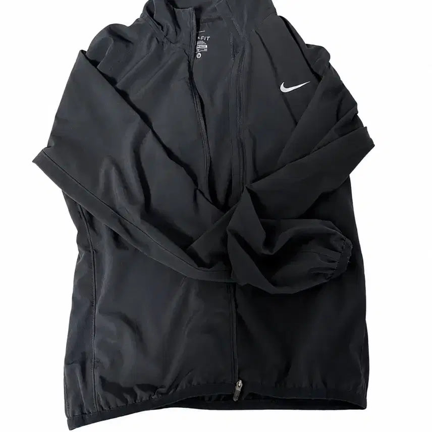 [BUNJANG] Nike Dri-FIT Black Windbreaker Jacket / 나이키 드라이핏 검정색 바람막이